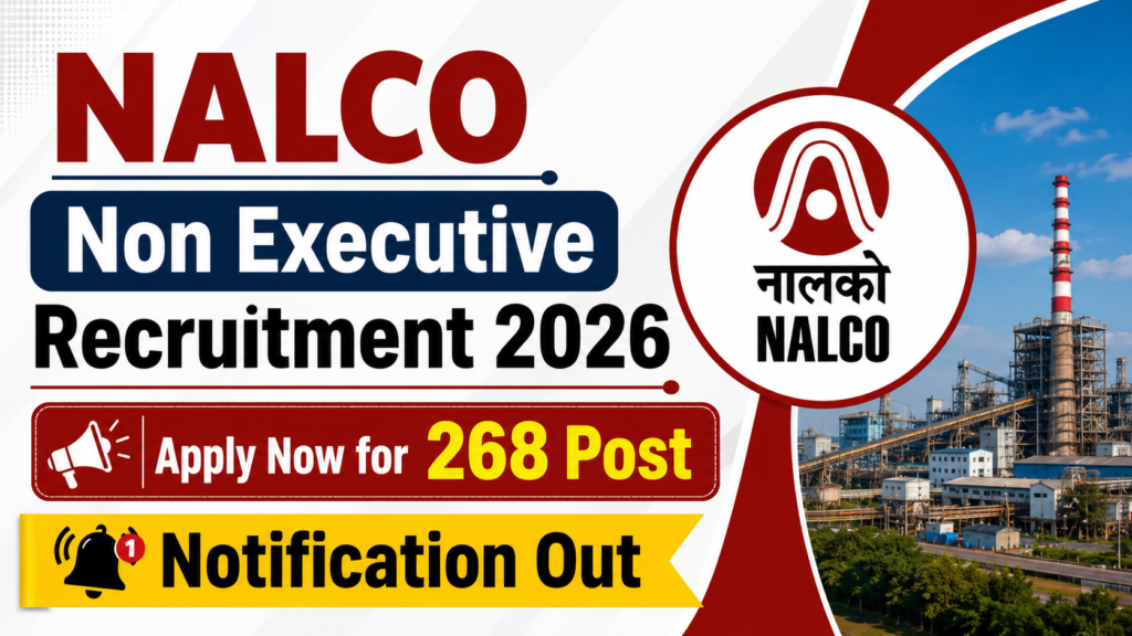 NALCO Non Executive Recruitment 2026