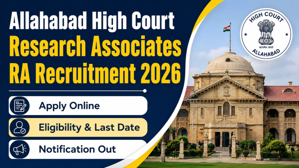 Allahabad High Court Research Associate Recruitment 2026