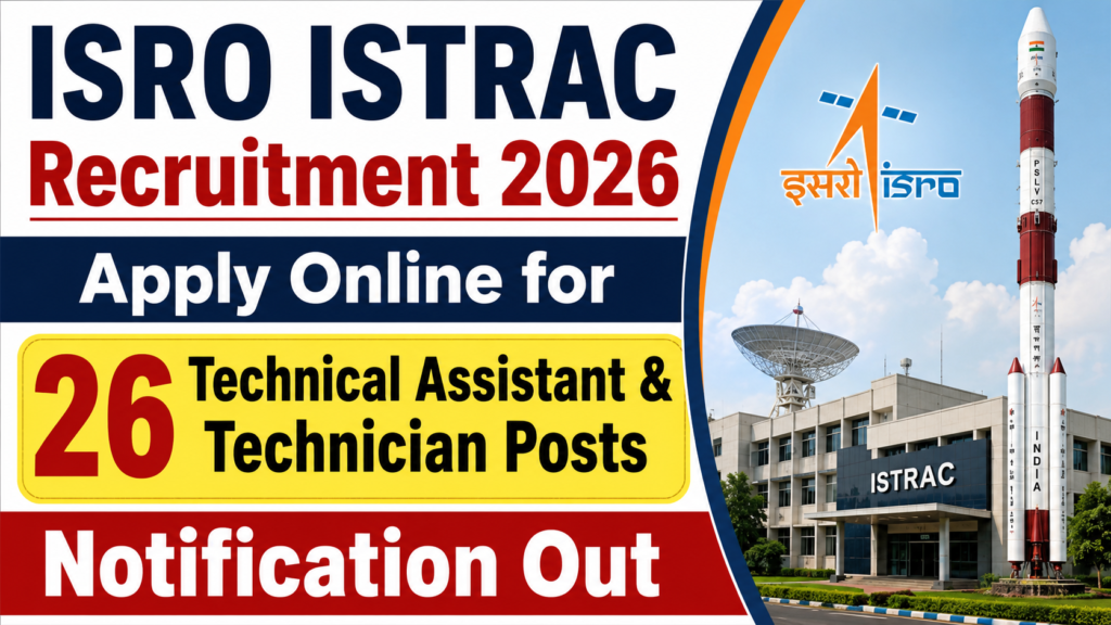 ISRO ISTRAC Recruitment 2026