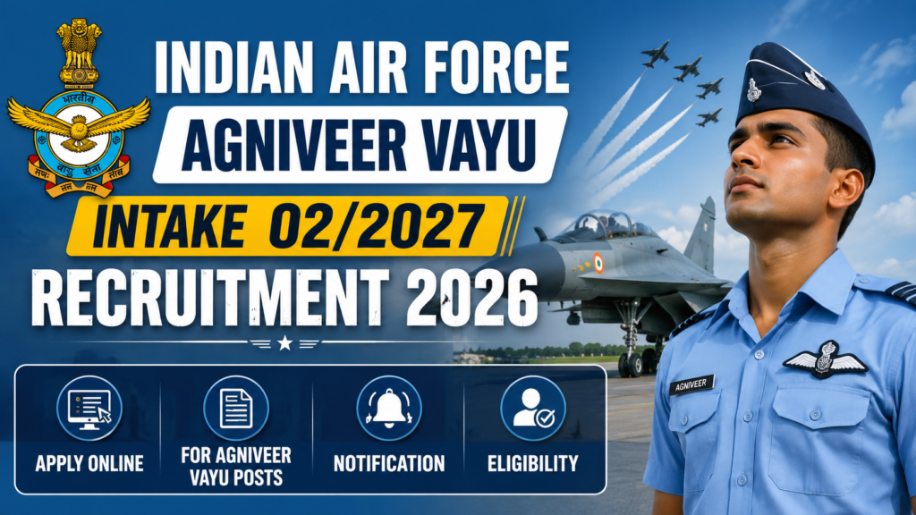 Indian Air Force Agniveer Vayu Recruitment 2026