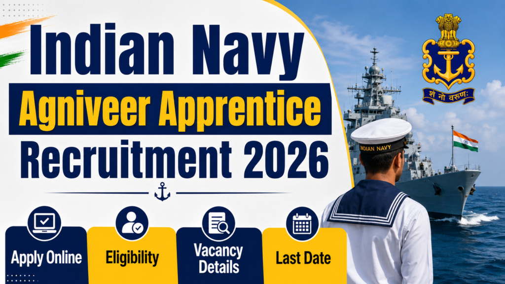 Indian Navy Agniveer Apprentice Recruitment 2026