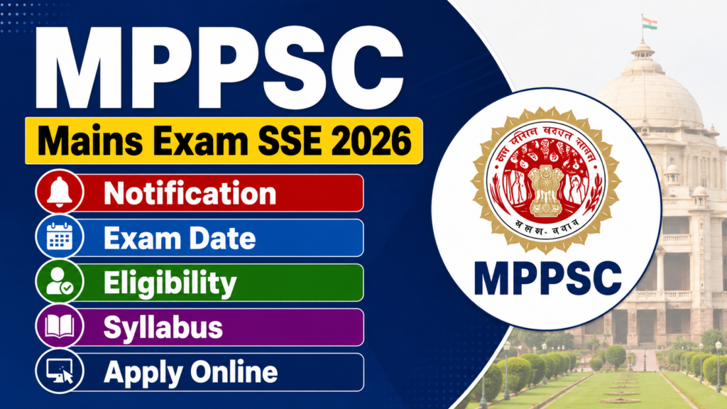 MPPSC Mains Exam SSE 2026