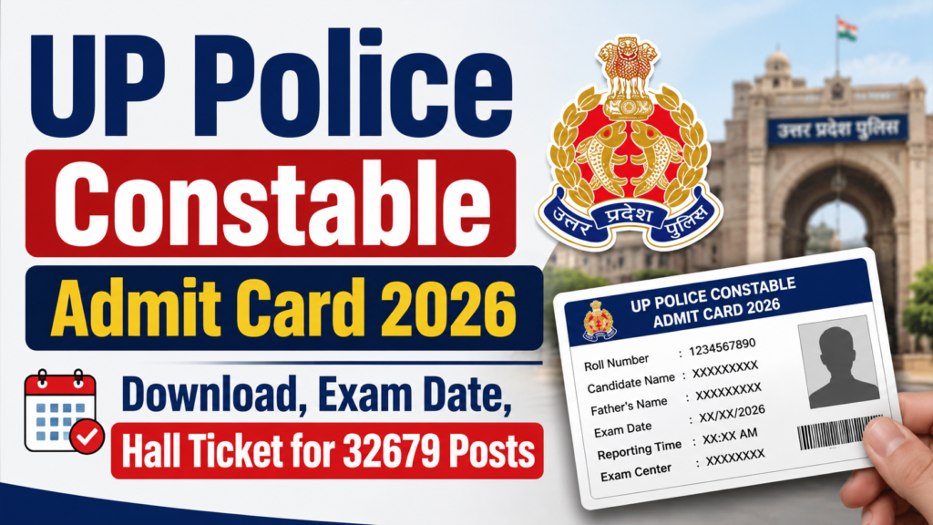 UP Police Constable Admit Card 2026 Download