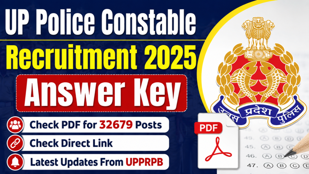 UP Police Constable Recruitment 2025 Answer Key