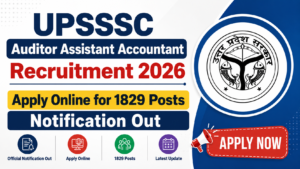 UPSSSC Auditor Assistant Accountant Recruitment 2026