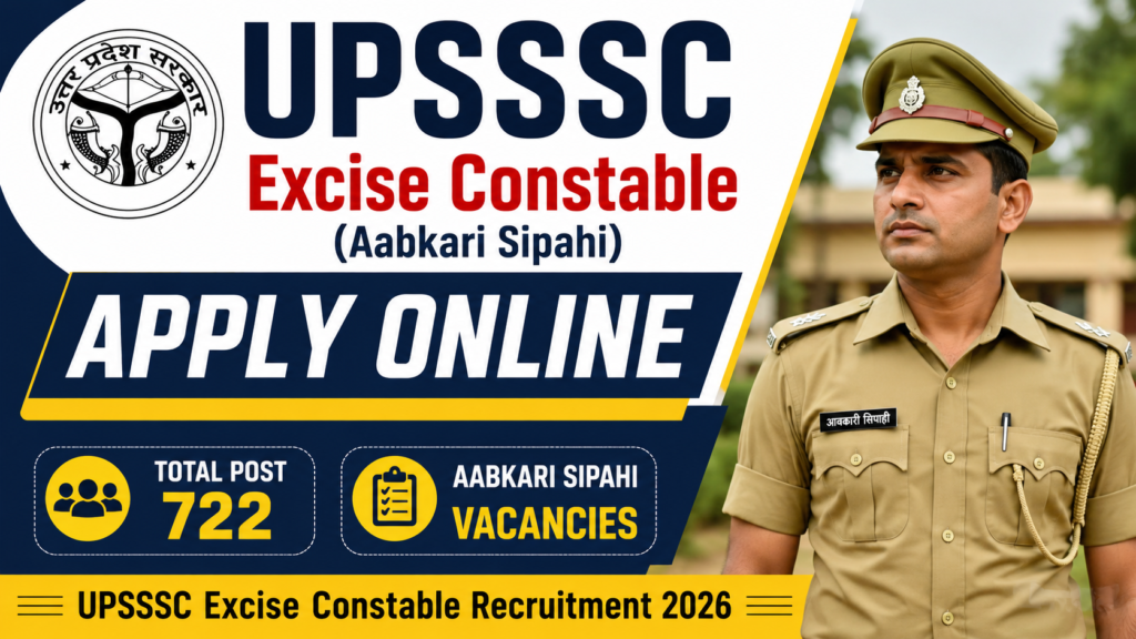 UPSSSC Excise Constable Recruitment 2026