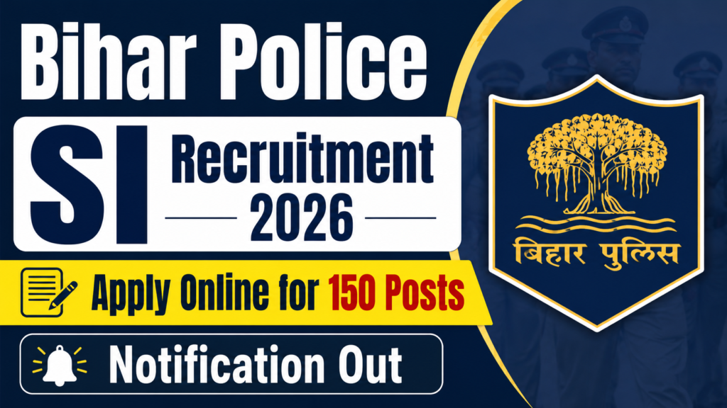 Bihar Police SI Recruitment 2026