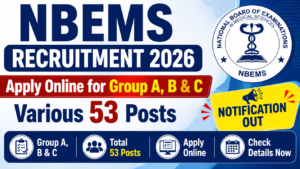 NBEMS Recruitment 2026